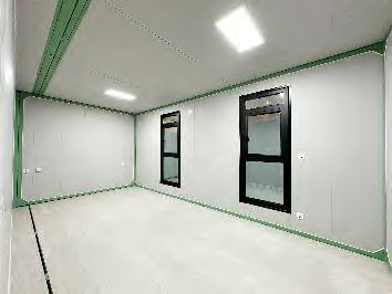 Double aile 20 ft toit plat