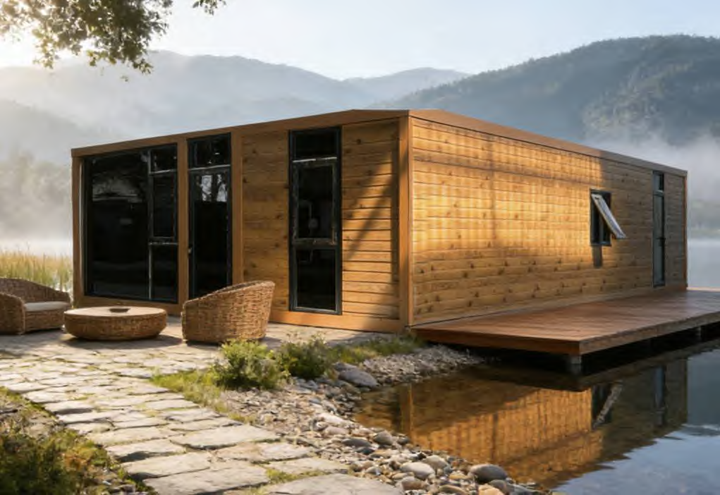 Double aile 40 ft toit plat