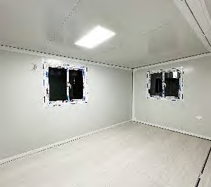 Double aile 40 ft toit incliné suite